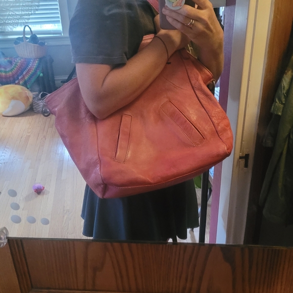 Pink Genuine Leather shoulder bag from Free People - Picture 5 of 5
